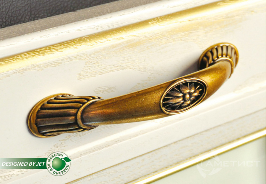 Ручка-скоба, 191, 96мм, металл, античная бронза