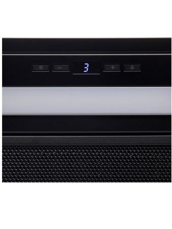 Вытяжка полновстраиваемая Insait Full, 60см, б/угольного фильтра, ПДУ, черный, Konigin