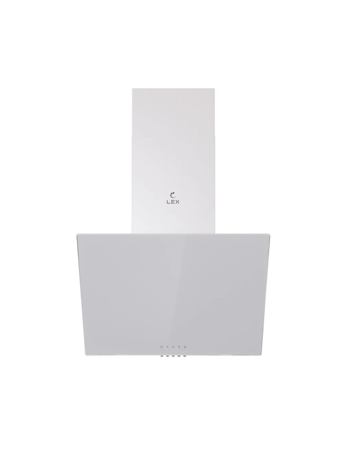 Вытяжка наклонная MIO 500 Inverter WH, 50см, б/угольного фильтра, белый, Lex