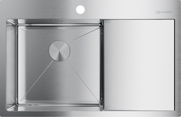 Мойка Akisame 78-IN-L, нержавеющая сталь, нержавеющая сталь  