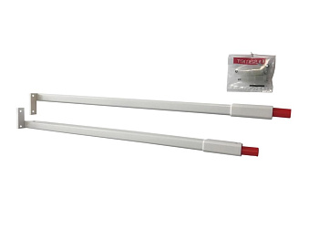 К-т рейлингов ALPHABOX квадратный, для деревянной задней стенки, Samet