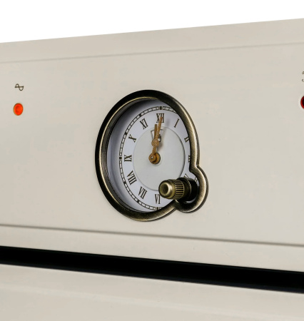 Духовой шкаф EDM 078 C IV LIGHT, 60см, эмаль, белый антик/бронза, Lex