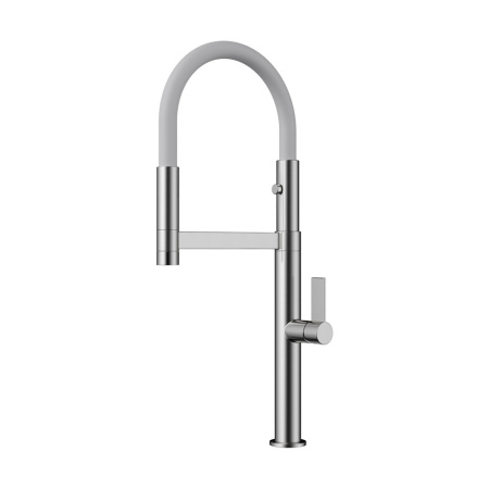 Смеситель Osaka BN-WH, латунь, нержавеющая сталь/белый