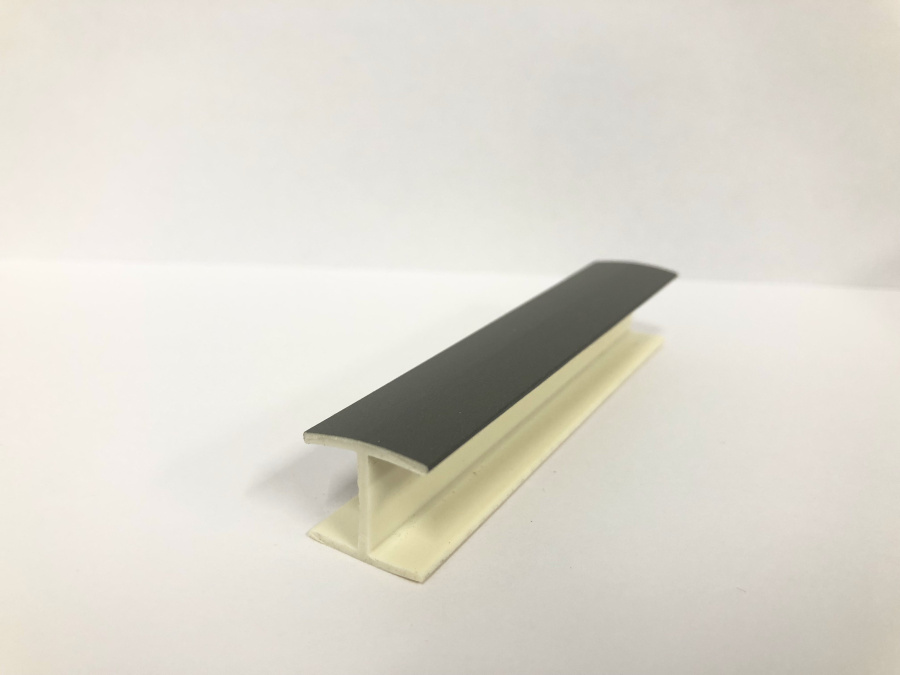 Соединительный элемент для цоколя, h=1000мм, пластик, антрацит (19.1), Россия