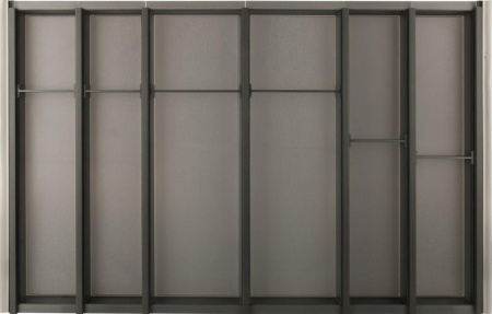 Лоток для столовых приборов, 711х473х55мм, в шкаф 800 мм, черный, Blum Legrabox