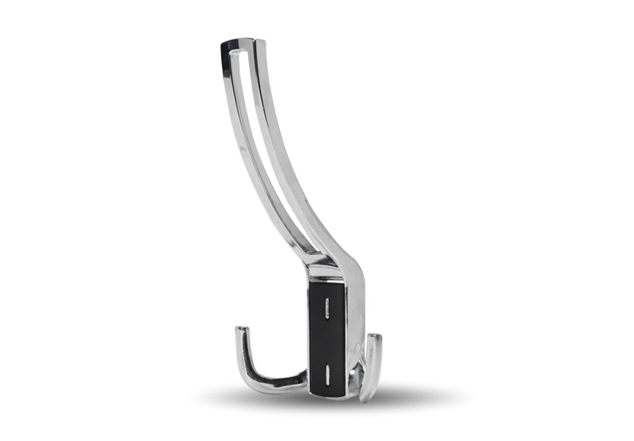 Крючок, 397, трехрожковый, металл, хром/черный матовый