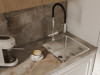 Мойка Rivelato RINOX 4450, 450х500х200мм, нерж. сталь