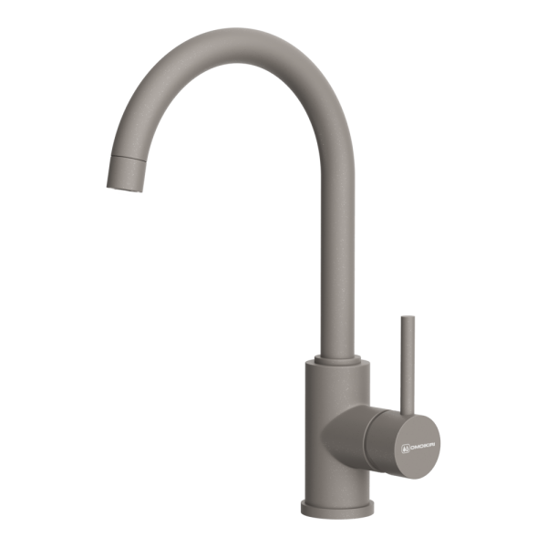 Смеситель Shinagawa-P-GR, латунь, leningrad grey