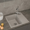 Мойка Rivelato RAUM 58, 580х500х200мм, серый металлик