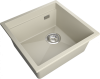 Мойка Rivelato LINO 454-R, 450х440х200мм, темно-бежевый