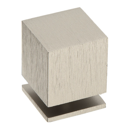 Ручка-кнопка, 1954 0025 ELX2, 32х25х25мм, металл, брашированный никель