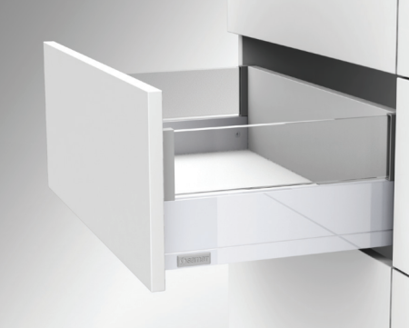 Стеклянная панель ящика FLOWBOX, для боковины H106, 400мм, белый, Samet