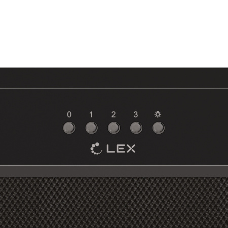 Вытяжка полновстраиваемая HYPER 600 BBL, 60см, б/угольного фильтра, черный, Lex