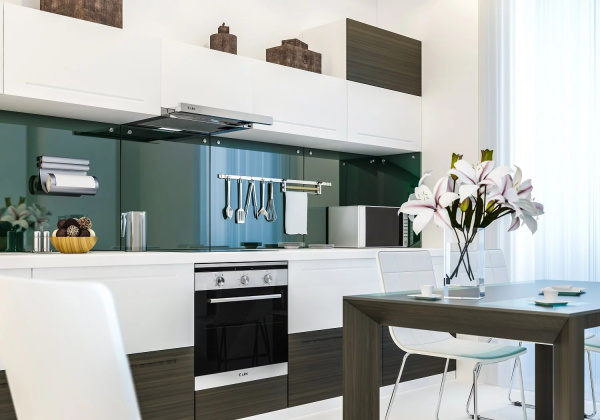 Вытяжка встраиваемая телескопическая HUBBLE 600 INOX, 60см, б/угольного фильтра, нерж. сталь, Lex