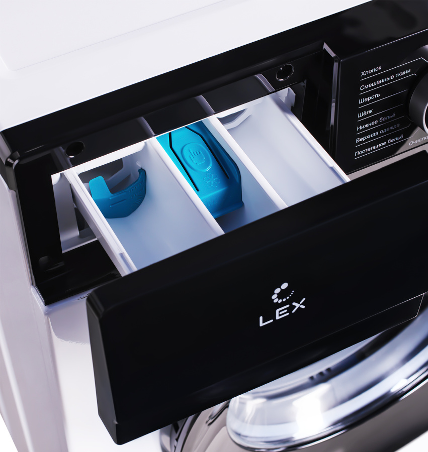 Стиральная машина отдельностоящая LWM10012WBIID, Lex