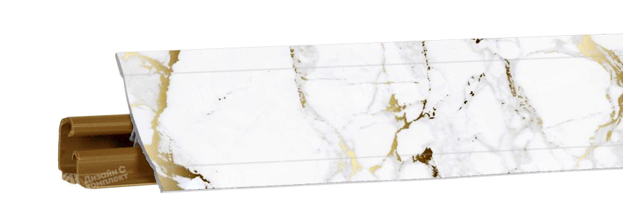 Плинтус LB-23, мрамор золотой, 3000мм, Россия