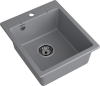 Мойка GranFest URBAN 242, 420х490 мм, темно-серый