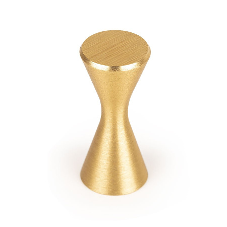 Ручка-кнопка, DIABOLO, 0497014L291, d=14мм, металл, брашированная латунь, Viefe