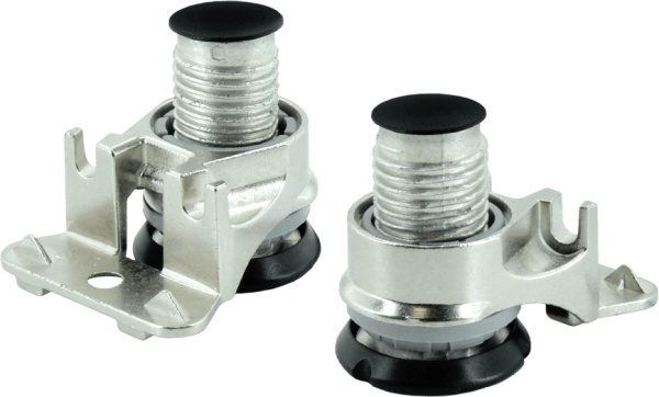 Опора регулируемая с шипами, h=39мм, регулировка 16мм, под саморез, AQ