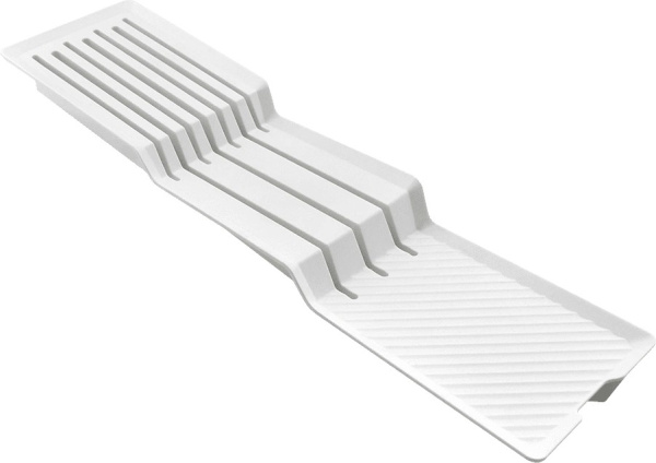 Вкладыш для ножей в лоток TRAY, 98х395х42мм, в шкаф от 500мм, белый, AQ