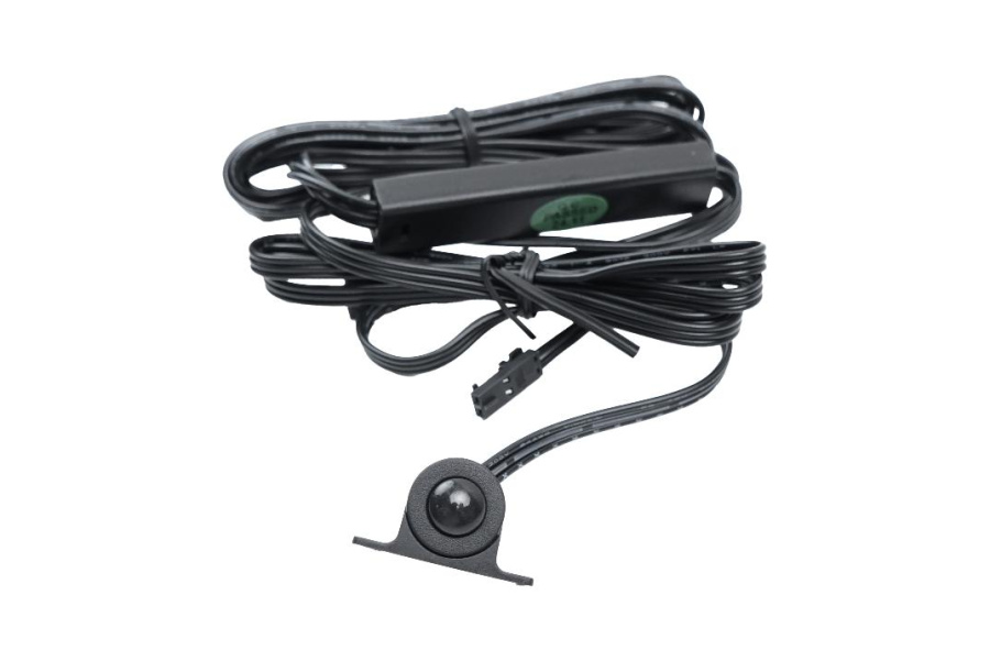 Выключатель ИК на движение, с выносным сенсором, 12-24В/36-72Вт, врезной/накладной, черный