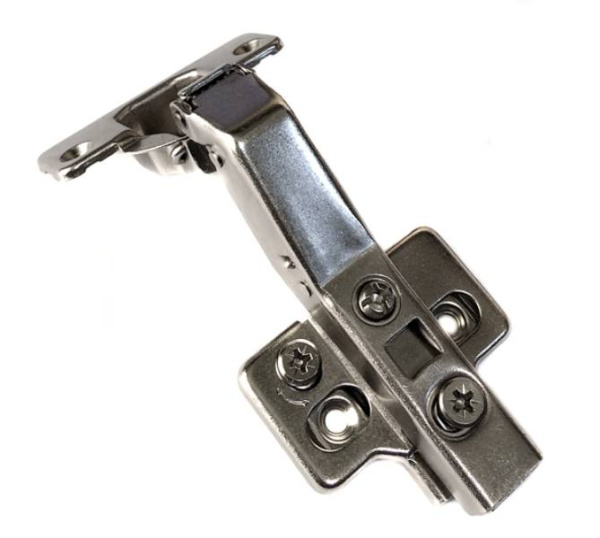 Петля LAMA угловая 45*, доводчик, планка 3D, регулировка 3D, 48мм, HISSEN