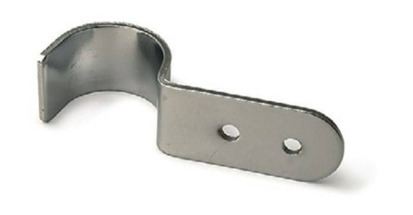 R-21 Крепеж горизонтальный для плиты, хром, CMF