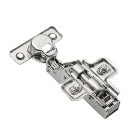 GTV Петля MINI внутренняя, с планкой 0мм, с доводчиком, с еврошурупом