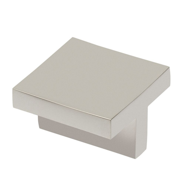 Ручка-кнопка, UZ-40, 40х40х24мм, металл, инокс, GTV