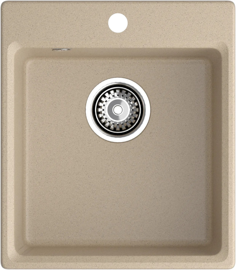 Мойка GranFest LEVEL 420, 420х480 мм, песочный