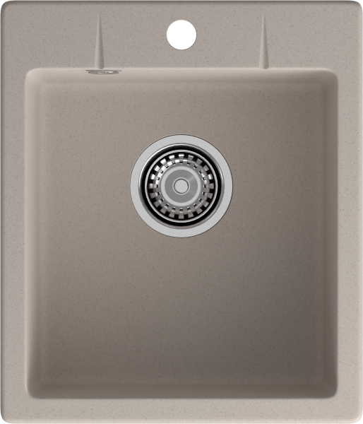 Мойка GranFest URBAN 242, 420х490 мм, песочный