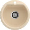 Мойка ЭкоМ М-435, d=435мм, мрамор, бежевый (без сифона)