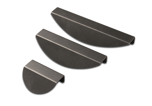 Ручка-профиль, CТ2, 128мм, металл, графит