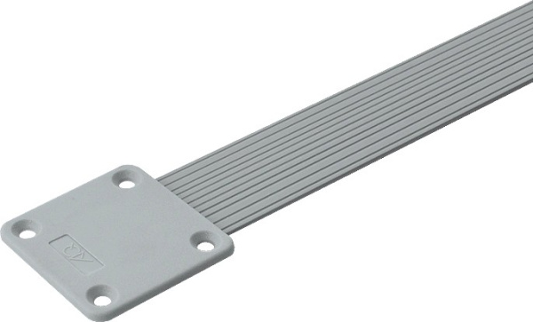 Стяжка-выпрямитель врезной, L=1000-2700мм, серый, AQ