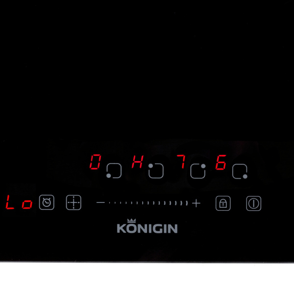 Варочная панель Draco C604 SBK, 60 см, стеклокерамика, черный, Konigin