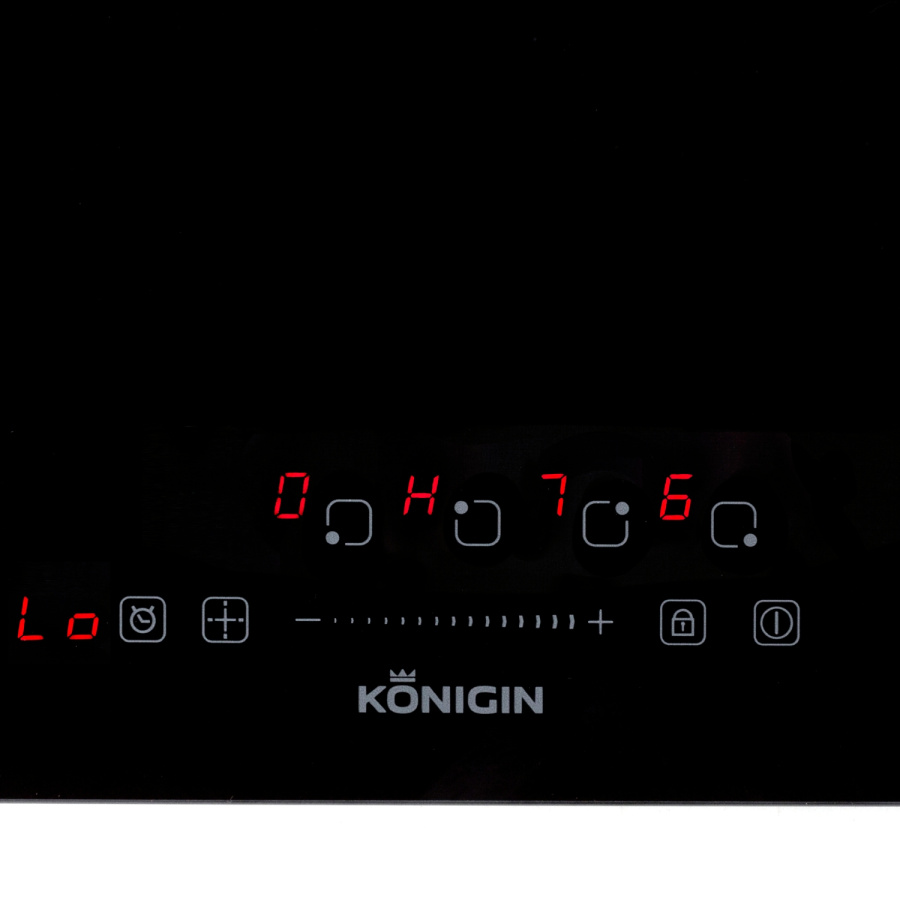 Варочная панель Draco C604 SBK, 60 см, стеклокерамика, черный, Konigin