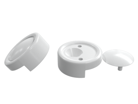 Зеркалодержатель с заглушкой, черный