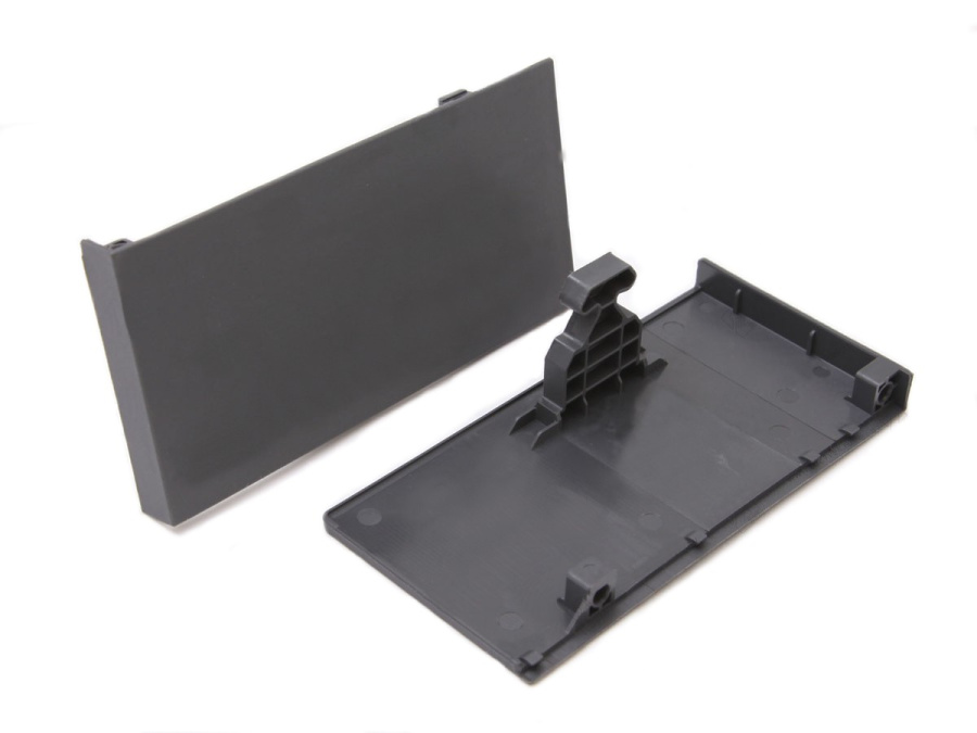 Держатель передней панели ящика ALPHABOX, H116мм, серый, Samet