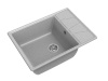 Мойка GranFest VERTEX V-680L, 680х500 мм, серый