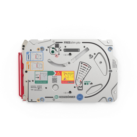 Подъемник Фри Слим Флап PTO (M-L), Ш=200-1200, В=225-650, 0,7-21,3кг, никель