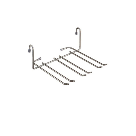 Полка для бокалов малая, 245х210х105мм, хром