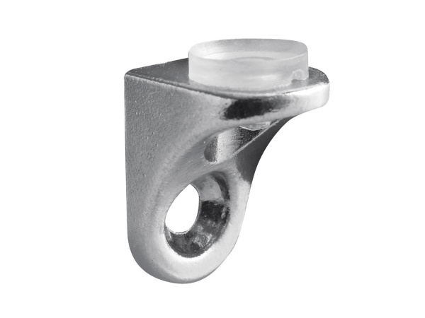 Полкодержатель для стекла 4-10мм, с присоской, хром, GTV