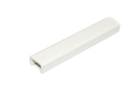 Торцевая заглушка для цоколя, h=100мм, пластик, белый глянец, Россия