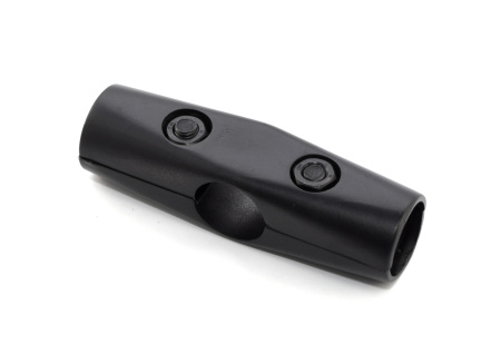 R-43А Муфта двойная прямая 180*, черный матовый, CMF