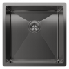 Мойка Rivelato RINOX 4444 UN PVD black, 440х440х200мм, черный PVD