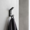 Крючок, KR-0740, двухрожковый, черный матовый