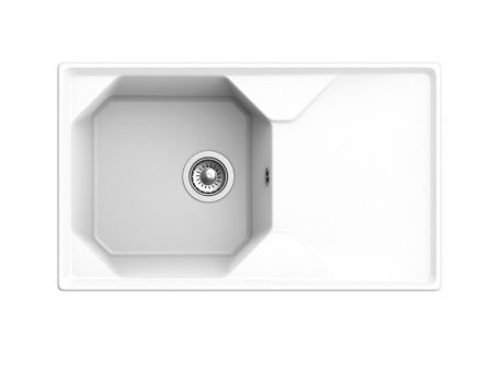 Мойка GranFest UNIQUE U-840L, 840х500 мм, иней
