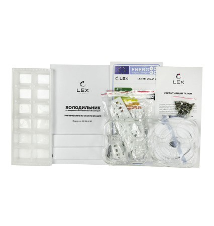 Холодильник встраиваемый двухкамерный RBI 250.21 DF, Lex