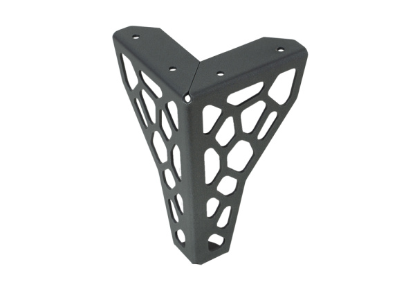 Опора нерегулируемая, h=150мм, металл, графит, JET