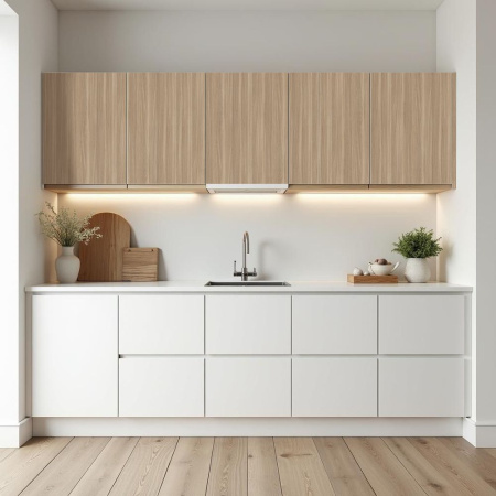 Компакт-плита HPL GENTAS, 4696-NATURAL, 12мм, 3050х1300мм (двусторонняя, черное основание)